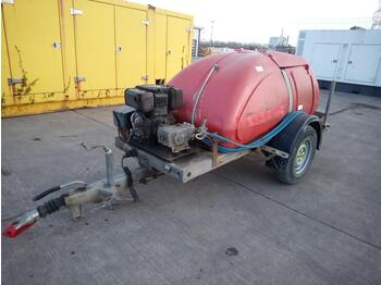  2011 Western Single Axle Plastic Water Bowser, Yanmar Engine - Basınçlı yıkama makinesi