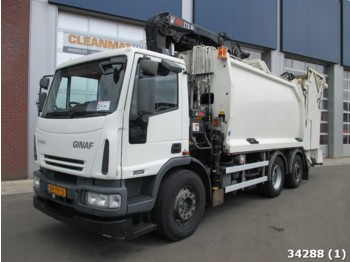 Ginaf C 3127 Hiab 21 ton/meter Kran - Çöp kamyonu