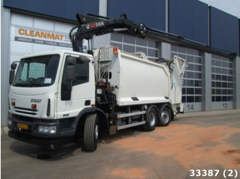 Ginaf C 3127 N met Hiab 21 ton/mtr laadkraan - Çöp kamyonu