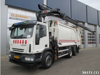 Ginaf C 3128 Euro 5 Hiab 21 ton/meter Kran - Çöp kamyonu