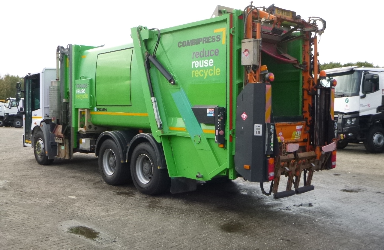 Çöp kamyonu Mercedes Econic 2629LL 6x4 RHD Faun refuse truck: fotoğraf 4