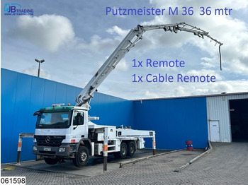 Mobil beton pompası PUTZMEISTER