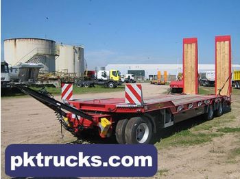 Humbaur 3-axle drawbar trailer - Açık/ Sal dorse