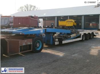 Louault 3-axle truck/machinery transporter trailer - Alçak çerçeveli platform dorse