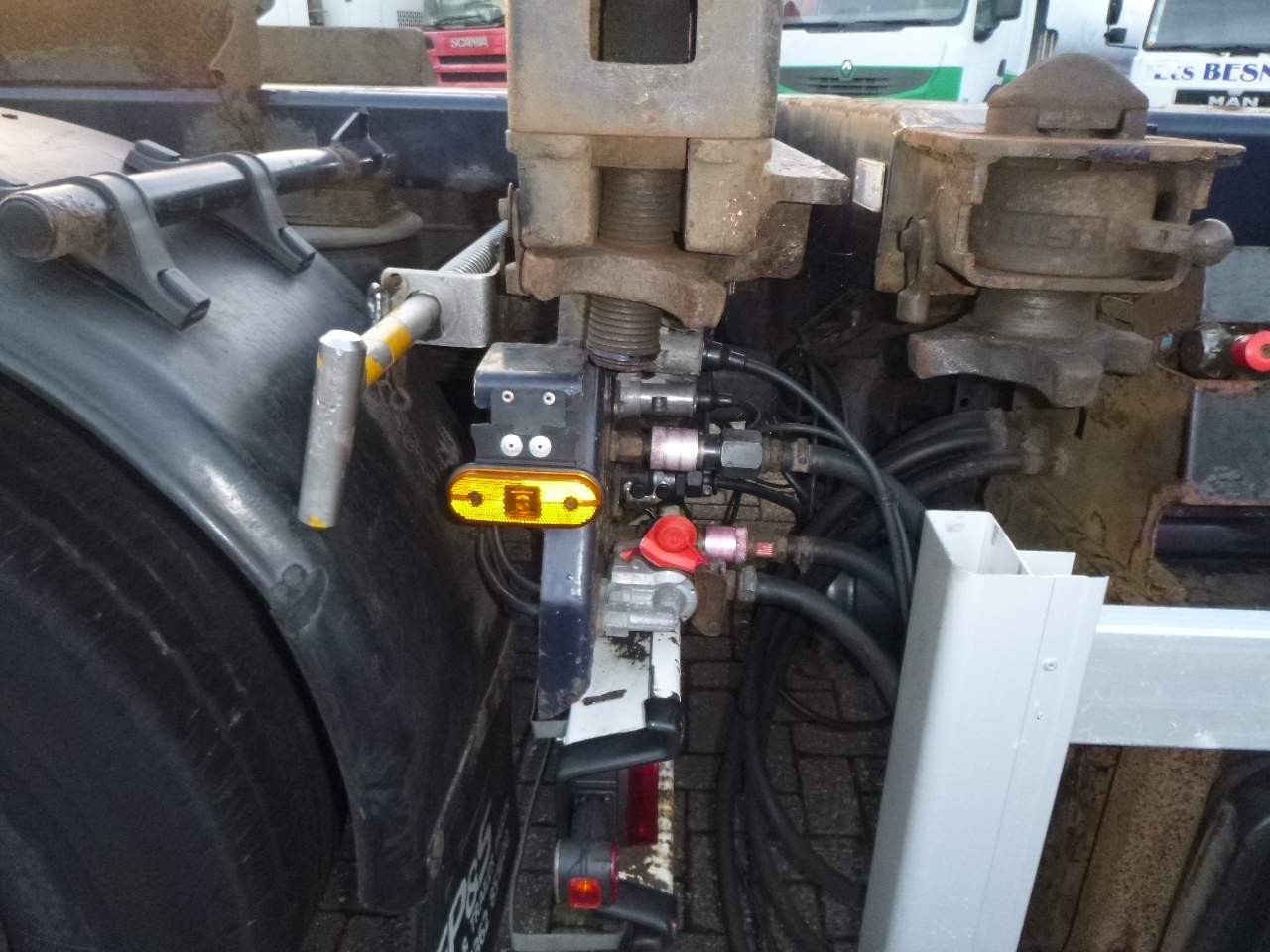 Konteynır taşıyıcı/ Yedek karoser dorse D-TEC 4-axle container combi trailer (2 + 2 axles): fotoğraf 12