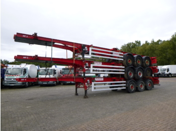 Konteynır taşıyıcı/ Yedek karoser dorse Dennison Stack - 3 x container trailer 20-40 ft: fotoğraf 1
