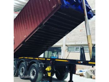 Konteynır taşıyıcı/ Yedek karoser dorse nakliyatı için konteyner EMIRSAN Slightly Used 20 Ft Tipping Container Carrier semi trailer: fotoğraf 1