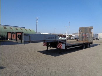 Alçak çerçeveli platform dorse FORMAT 2 axle, Hydr. Rampen, SAF, Belgium trailer, TOP!: fotoğraf 1