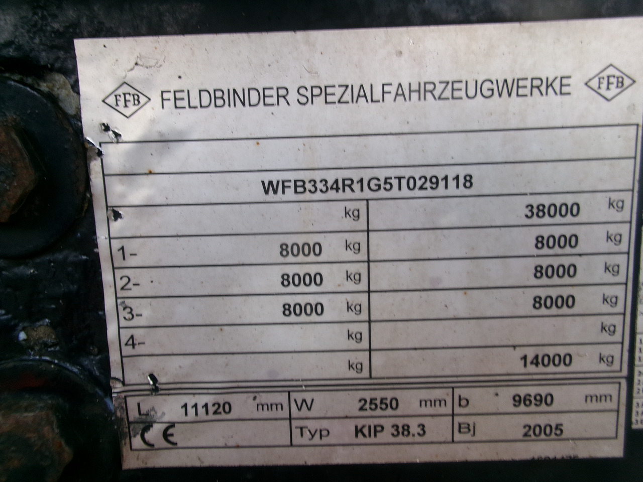 Feldbinder Powder tank alu 38 m3 (tipping) finansal kiralama Feldbinder Powder tank alu 38 m3 (tipping): fotoğraf 29
