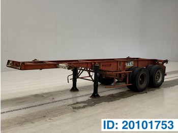 Konteynır taşıyıcı/ Yedek karoser dorse Fruehauf Skelet 20 ft: fotoğraf 1