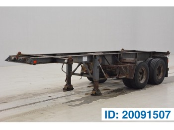 Konteynır taşıyıcı/ Yedek karoser dorse LAG 20 ft skelet: fotoğraf 1