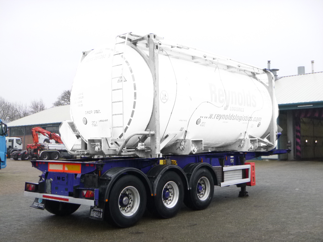 Konteynır taşıyıcı/ Yedek karoser dorse M & G 3-axle container trailer 20-30 ft: fotoğraf 4