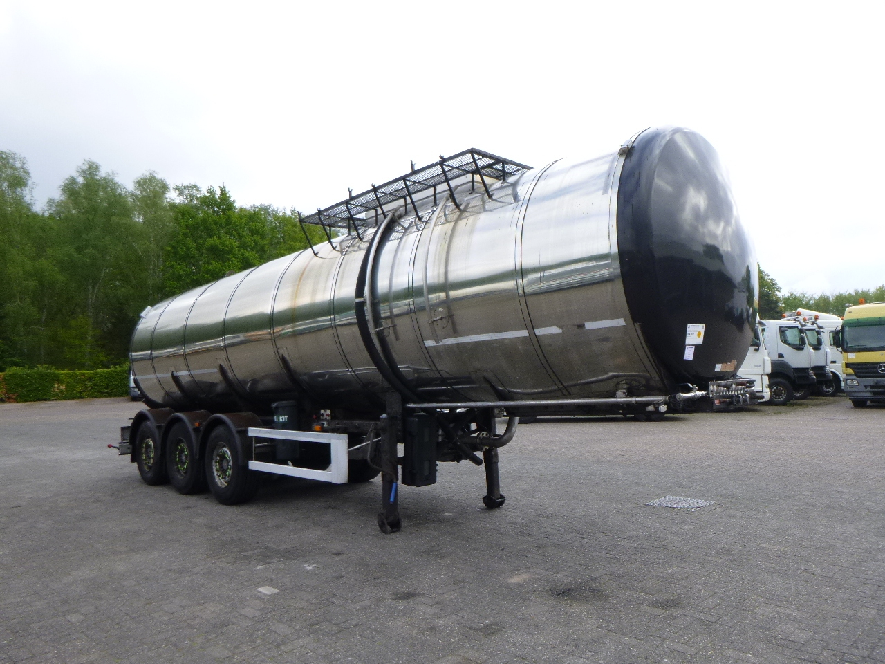 Tanker dorse nakliyatı için bitüm Metalovouga Bitumen tank inox 32 m3 / 1 comp + pump: fotoğraf 2