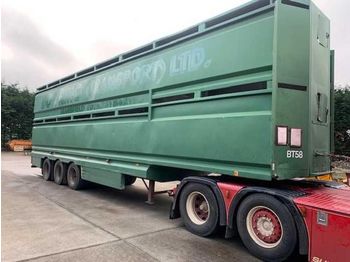 Hayvan nakil aracı dorse Moorhill livestock trailer Single Decker: fotoğraf 1