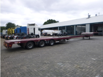 Alçak çerçeveli platform dorse Nooteboom 3-axle semi-lowbed trailer extendable 14.5 m + ramps: fotoğraf 4
