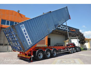 Konteynır taşıyıcı/ Yedek karoser dorse nakliyatı için konteyner OZGUL 40 FT TIPPING CONTAINER CHASSIS: fotoğraf 1