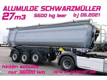 Damperli dorse Schwarzmüller K serie /ALUMULDE 5500 KG 27m³/ ALU/STAHLEINLAGE: fotoğraf 1