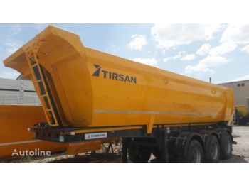 Damperli dorse TIRSAN 26 M3 - 2013 MODEL -USED HARDOX TIPPER TRAILER: fotoğraf 1