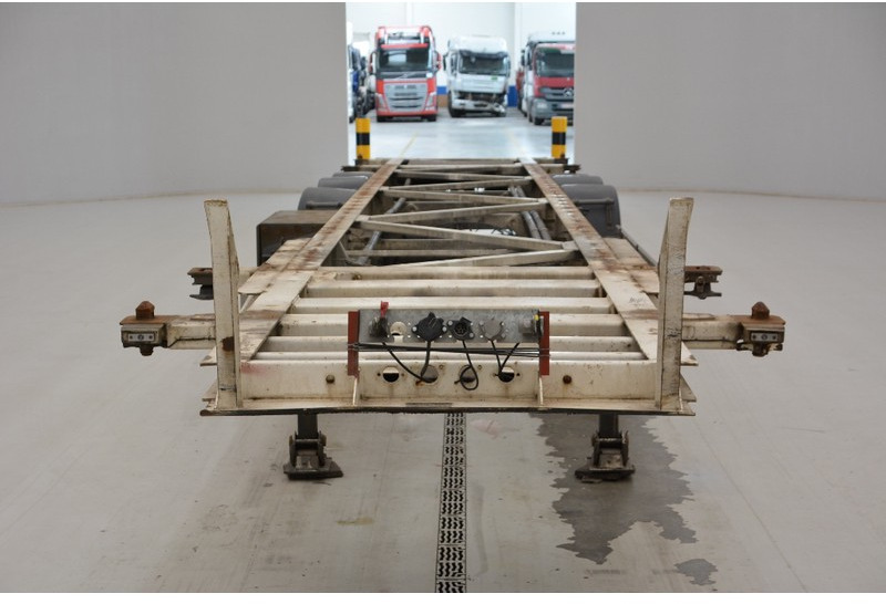 Konteynır taşıyıcı/ Yedek karoser dorse TURBO'S HOET Skelet 30-40-45 ft: fotoğraf 2