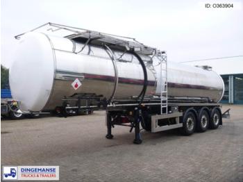 Clayton Bitumen tank inox 33 m3 / 1 comp - Tanker dorse