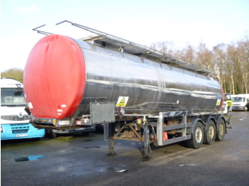 Clayton Chemical tank inox 30.4 m3 / 1 comp + pump - Tanker dorse