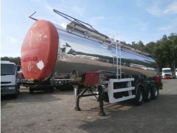 Clayton Food (milk) tank inox 30m3 / 1 Comp - Tanker dorse