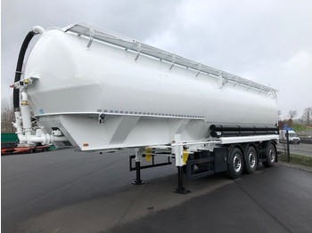 HEITLING 51 m3, 7 compartments animal food silo trailer - Tanker dorse