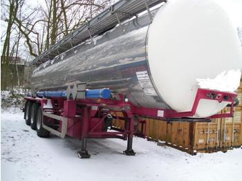 Hendricks Sattelauflieger CHEMIE V4A 25 cbm  - Tanker dorse