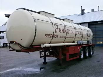 Hendricks Tank Chemicals Alu 26M3/ 2comp - Tanker dorse