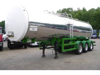 Massey / Crossland Food (milk) tank inox 30 m3 / 1 comp - Tanker dorse