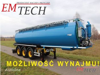  New EMTECH Naczepa Asenizacyjna 3 osiowa - Tanker dorse