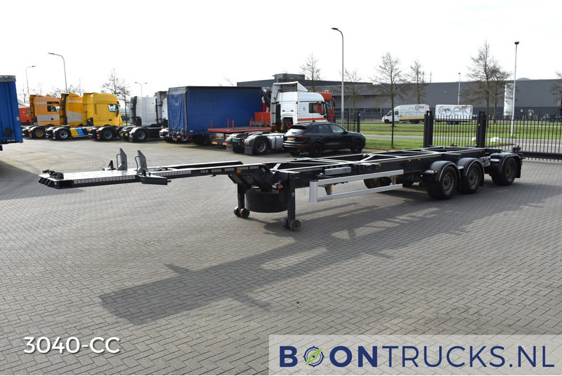 Konteynır taşıyıcı/ Yedek karoser dorse Van Hool A3C002 | 2x20-30-40-45ft HC * STEERING AXLE * EXTENDABLE REAR: fotoğraf 5