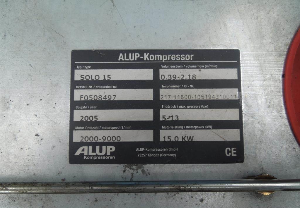 Hava kompresörü Alup KOMPRESOR ŚRUBOWY SOLO 15KW 2,18M3 FALOWNIK: fotoğraf 3