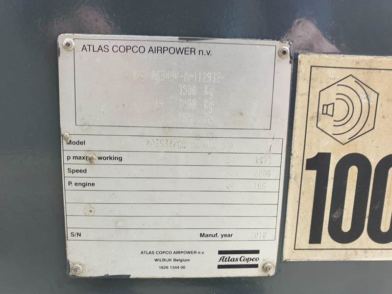 Hava kompresörü Atlas-Copco XATS 377 CD - N: fotoğraf 18