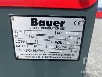 Yeni Elektrikli jeneratör BAUER GFS-24 (Unused): fotoğraf 5