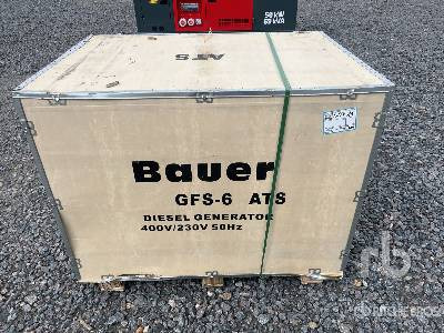 Yeni Elektrikli jeneratör BAUER GFS-6 ATS (Unused): fotoğraf 2