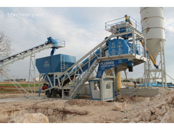 Plusmix 100M3/H MOBİLE BATCHING PLANT-BETONYY ZAVOD-CENTRALE A BETON - Beton santrali