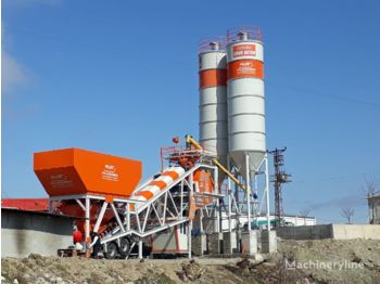 Plusmix 100 m³/hour Mobile Concrete Batching Plant - BETONYY ZAVOD - CEN - Beton santrali