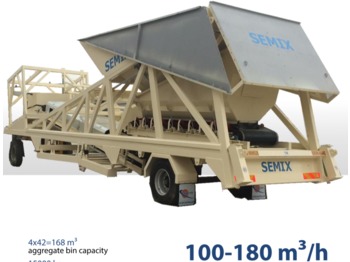 SEMIX Dry Type Mobile Concrete Batching Plant - Beton santrali