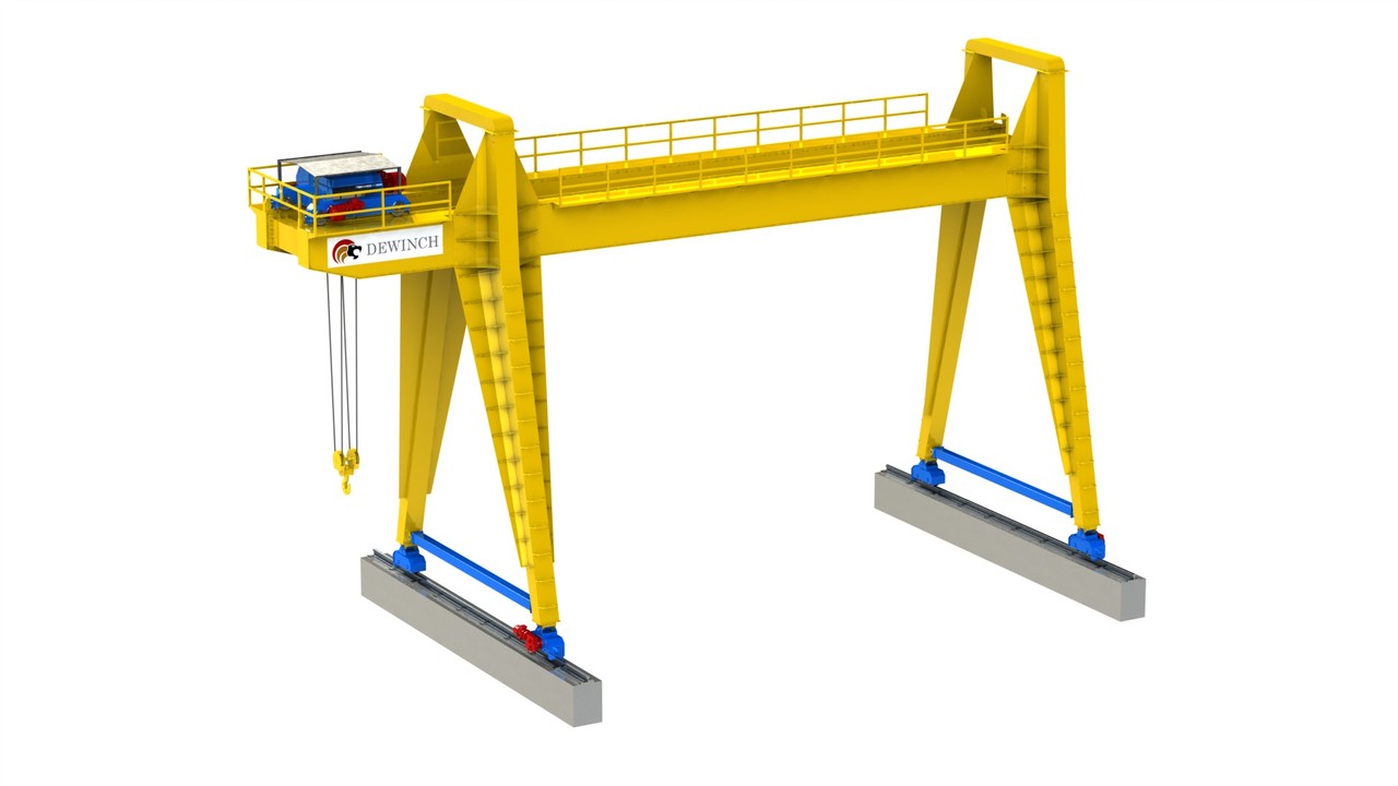 Yeni Portal vinç DEWINCH 10 ton -5 Ton Gantry Crane  -Monorail Crane -Single Girder Crane: fotoğraf 8