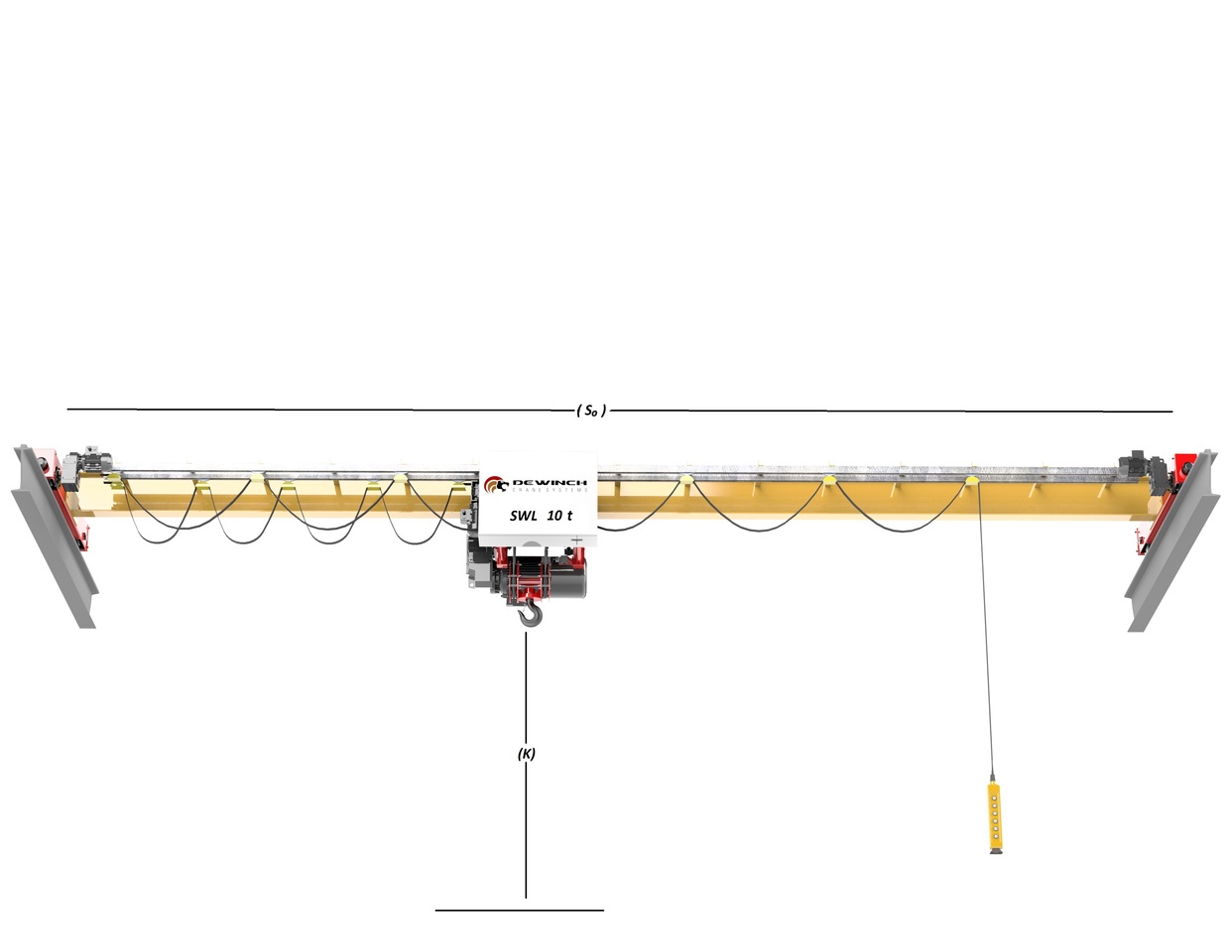 Yeni Portal vinç DEWINCH 10 ton -5 Ton Gantry Crane  -Monorail Crane -Single Girder Crane: fotoğraf 14