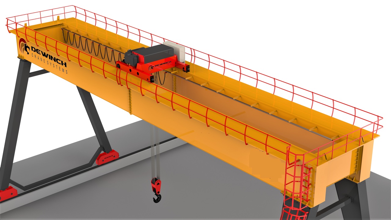 Yeni Portal vinç DEWINCH 10 ton -5 Ton Gantry Crane  -Monorail Crane -Single Girder Crane: fotoğraf 4