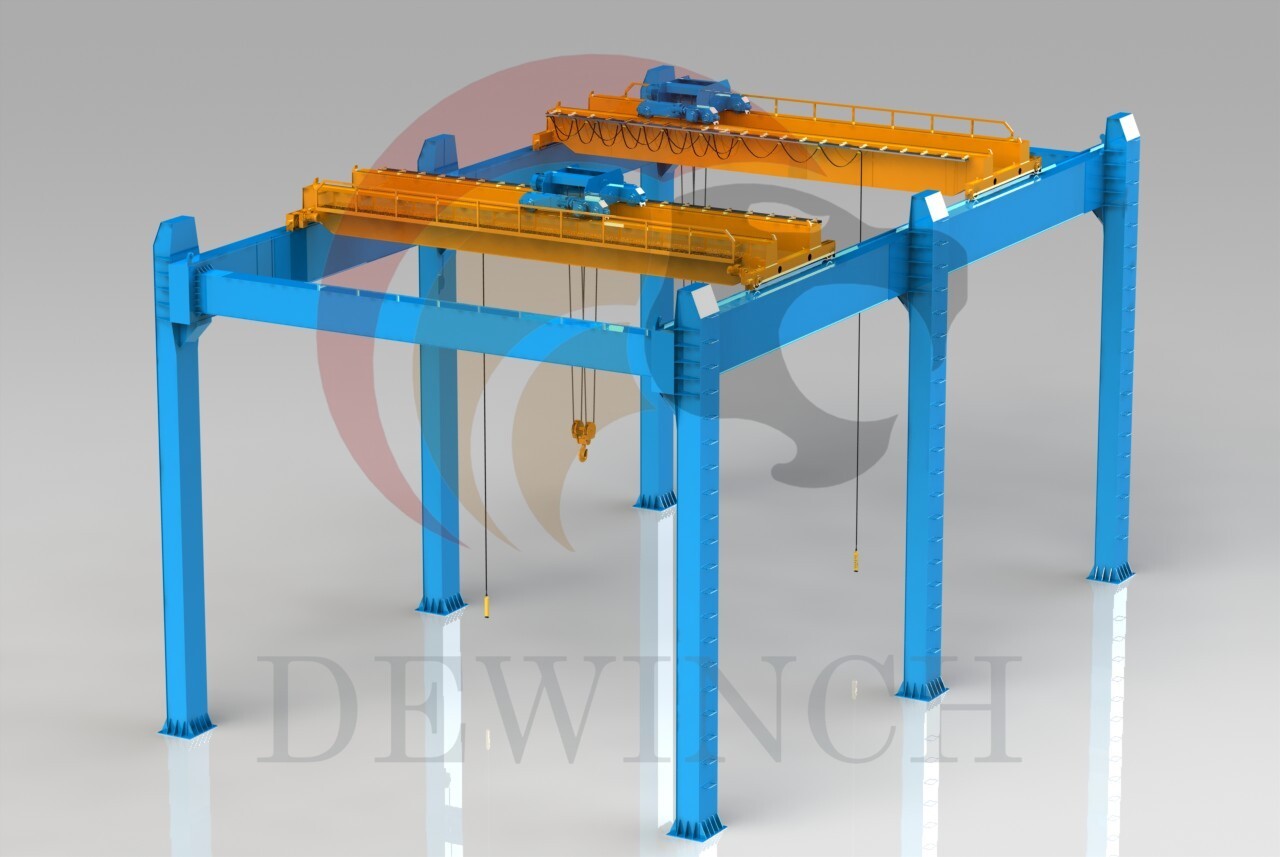 Yeni Portal vinç DEWINCH 1ton -250 ton Overhead Crane: fotoğraf 12