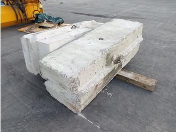 Portal vinç, Denge ağırlık Donati 3.2 Ton Gantry Crane, Concrete Ballest Weight (2 of): fotoğraf 1