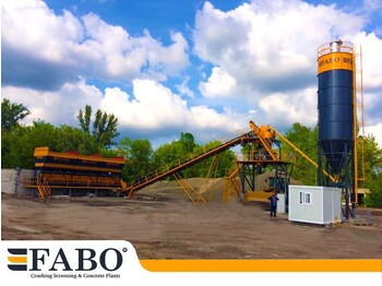 Yeni Beton santrali FABO 75m3/h STATIONARY CONCRETE MIXING PLANT: fotoğraf 1