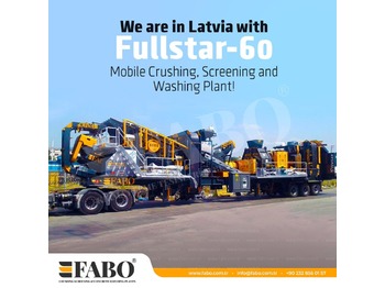 Yeni Mobil konkasör tesisi FABO FULLSTAR-60 Crushing, Washing & Screening  Plant: fotoğraf 1