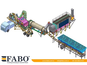 Yeni Asfalt santrali FABO Installation of asphalt of any capacity mobile and fixed.: fotoğraf 1