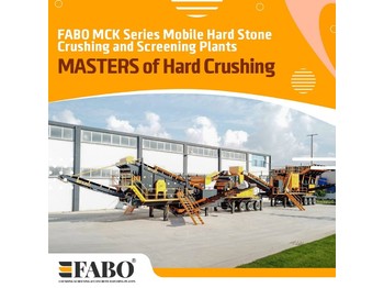 Yeni Mobil konkasör tesisi FABO MCK-110 MOBILE CRUSHING & SCREENING PLANT | JAW+SECONDARY: fotoğraf 1