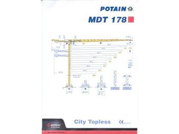 Potain MDT 178 - Kule vinç