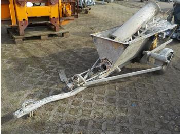 Sabit beton pompası Putzmeister Single Axle Screed Pump: fotoğraf 1
